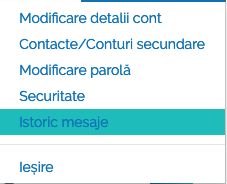 Verificarea email-urilor primite în zona de client
