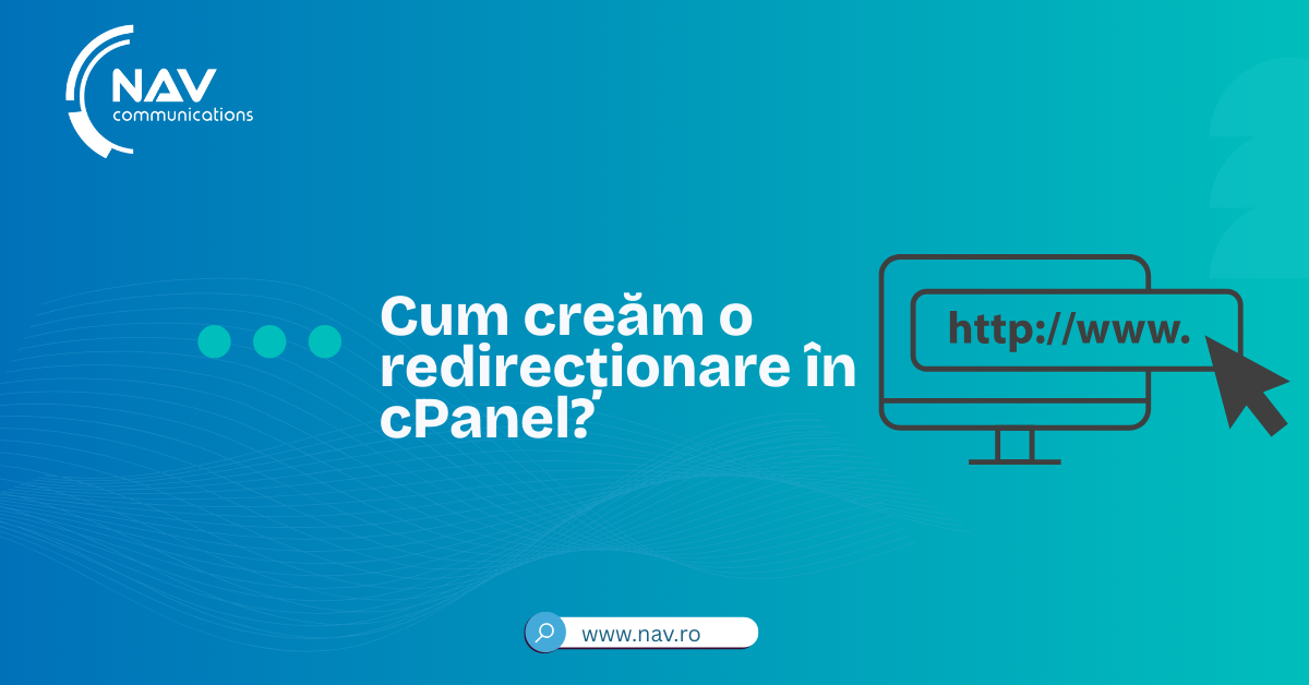 Cum creăm o redirecționare în cPanel?