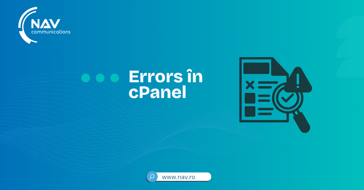 Errors în cPanel – Cum identifici și rezolvi rapid erorile de pe site